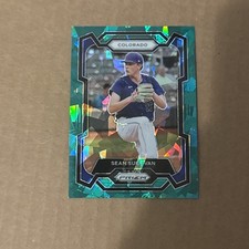2024 Panini Prizm #288 Sean Sullivan Green Ice Prizms Colorado Rockies Baseball