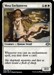 Mesa Enchantress #14 (Foil) Dominaria Remastered DMR MTG Uncommon