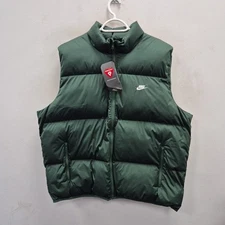 Nike Streetwear Primaloft Insulated Padded Puffer Green Vest Gilet Bodywarm XXL