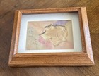 Layered Paper 3D Shadow Box Woman Portrait “Looking Ahead” Wood Frame 11.75”x9.5 — photo 4