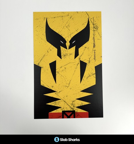 WOLVERINE POSTER JOHN BEATTY AUTO WITH COA