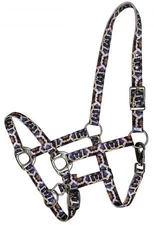 Showman Nylon Halter w/ Snake Print