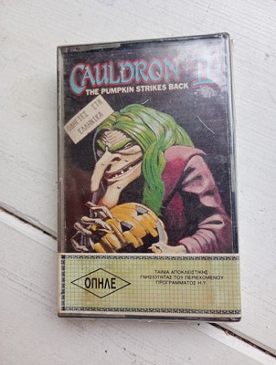 Sinclair ZX Spectrum 48/128 Cassette CAULDRON II 2 Video Game New Sealed Greek