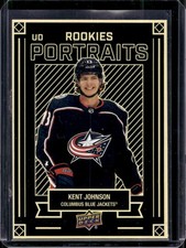 Kent Johnson 2022-23 Upper Deck #P-38 UD Rookie Portraits