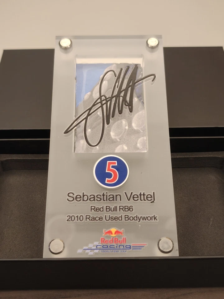 S.Vettel 2010 Race Used Bodywork in Acrylic RedBull Formula 1 world champion RB6 - Image 2 of 4