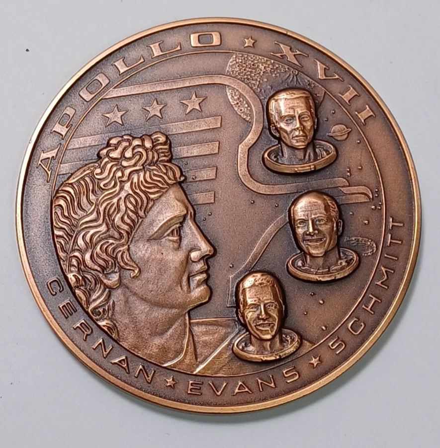 Apollo 17 Medal In Numismatic Medals for sale | eBay