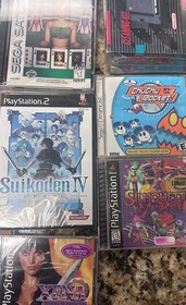 LOT of NEW and USED ps2, Saturn, ps1 and SNES games, Sonic, Street Fighter Sega