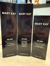 Mary Kay Men's MK MEN Regimen Bundle Skincare Set for Men 3 pc set full size NIB
