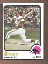 1973 Topps #155 SAL BANDO **CENTERED** NEAR MINT CONDITION