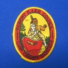 Boy Scout 1997 Camp Brady Saunders Patch Robert E. Lee Council VA 265B1