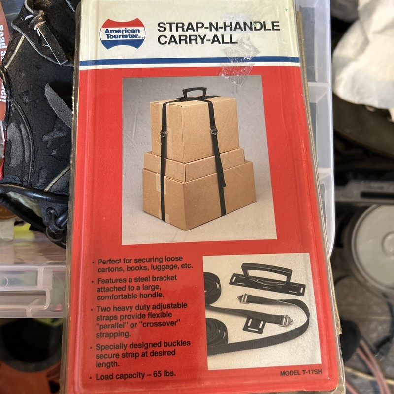 Vtg American Tourister Luggage Strap-N-Handle Carry-all  1992 New