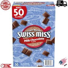 Swiss Miss Milk Chocolate Flavor Hot Cocoa Mix 1.38 oz 50-Count FREE SHIP