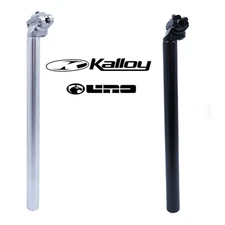 Kalloy Bike Seatpost 350mm PIK Size 25.0 thru 31.8mm & Black or Silver 27.2 31.6