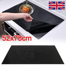 78x52cm Heat Resistant Glass Stove Cover Protector Electric Induction Hob Mat UK