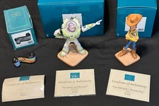 WDCC Toy Story's Buzz & Woody and the Title piece with COA's & Boxes