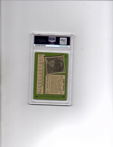 Andy Pages autograph signed 2020 Topps Heritage baseball card PSA SLAB 182! - Picture 2 of 2
