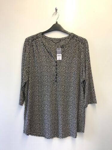 Blusa elástica para mujer BHS negra y roja - Imagen 14 de 14