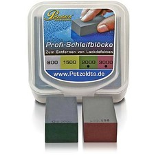 Petzoldt's Nass-Schleifblock Set; #2000 & #3000; entf. hochstehende Lackdefekte