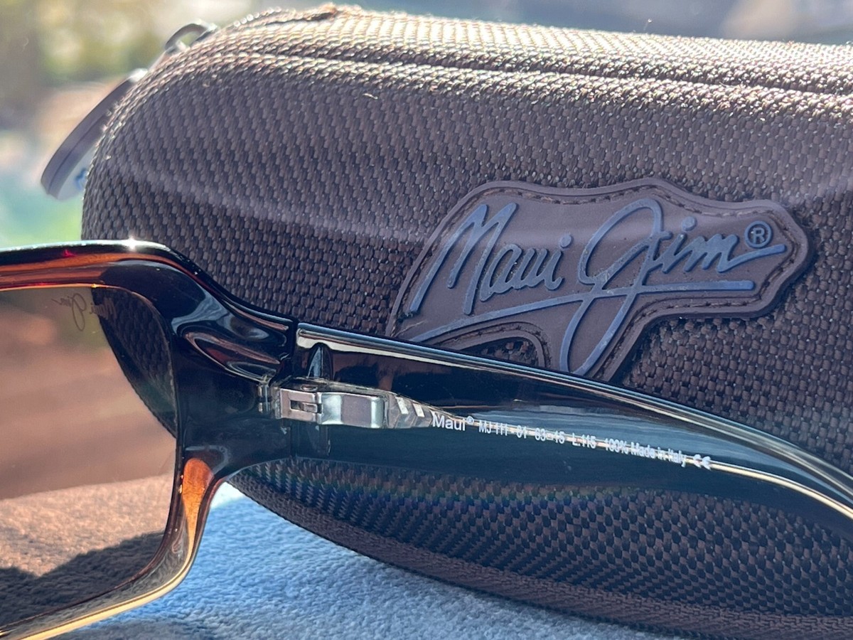 Maui Jim MJ111-01 Palms Italy Tortoise Sunglasses Maui Jim Italy PALMS MJ111-01 63-15-115 Dark | Mercari main image 3