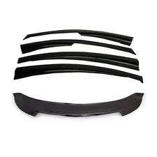 Set Bug Shield Hood Deflector & Window Visor for Chevrolet Cruze 2011-2015 Sedan