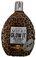SEXY & I GLOW IT 400X Bronzer 13.5OZ TAN ASZ U Tanning Lotion Tan Inc