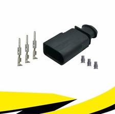 Stecker 3-polig Reparatursatz 1J0973803 f&uuml;r VW AUDI SKODA SEAT MT Crimp Kontakt