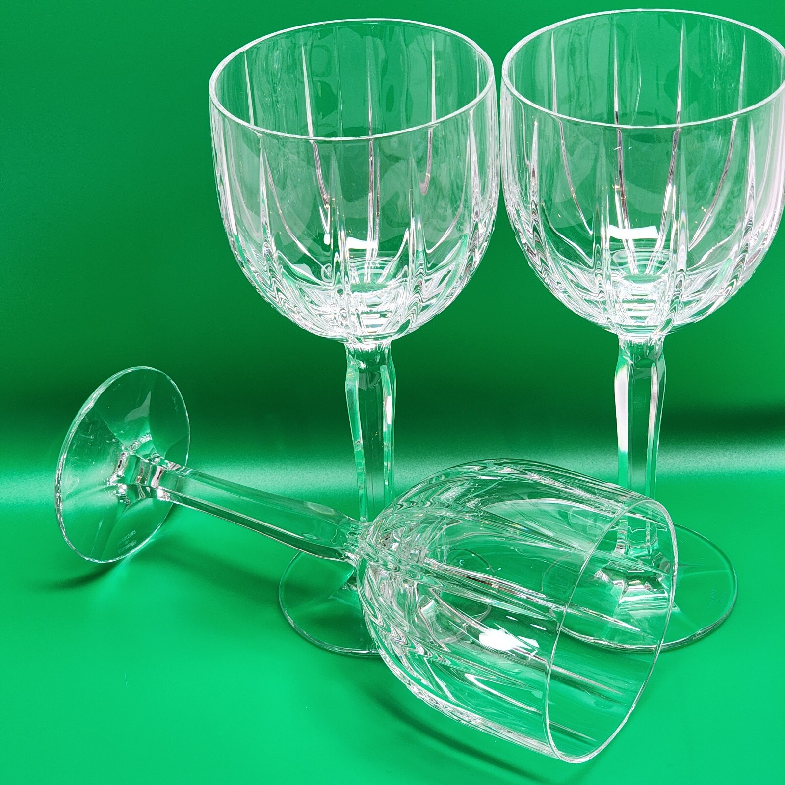 Marquis by Waterford Omega 12 oz Crystal Wine Glass Set of 3 8 5/8 Inch