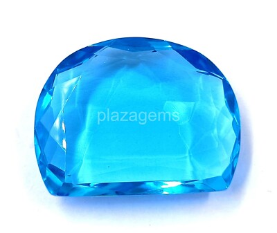 Lab Created 150.70Ct EGL Fancy Cut Transparent Sky-Blue Topaz Loose Gems 5JJC