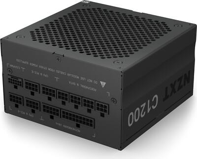 NZXT C1200 1200W Gaming Netzteil 80+ Gold, ATX3.0 PCIe5.0 modular 135 mm Lüfter