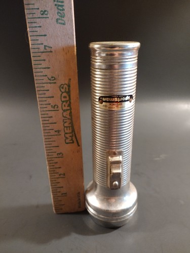 Lampe Torche Vintage Rayovac Sportsman Rescue – Métal Chromé, 6 Piles D, Pour Pièces