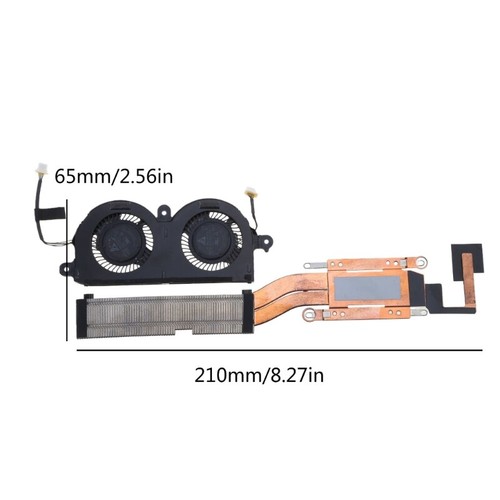 0WCX2D For DELLXPS 13 9380 7390 Laptop Cooling Heatsink Fan for DC 5V 4-Pin - Afbeelding 8 van 8