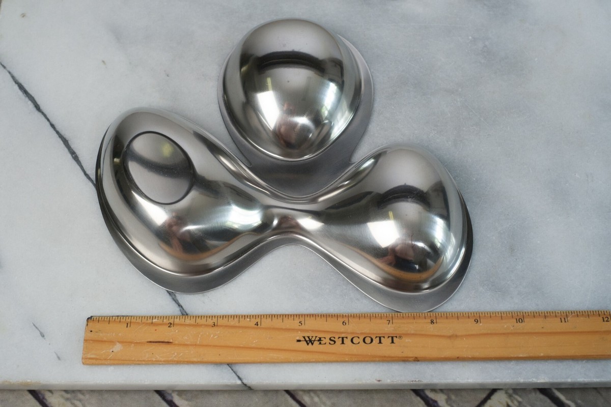 ALESSI BABYBOOP Ron Arad Stainless 3 Opening Serving Tray RA03