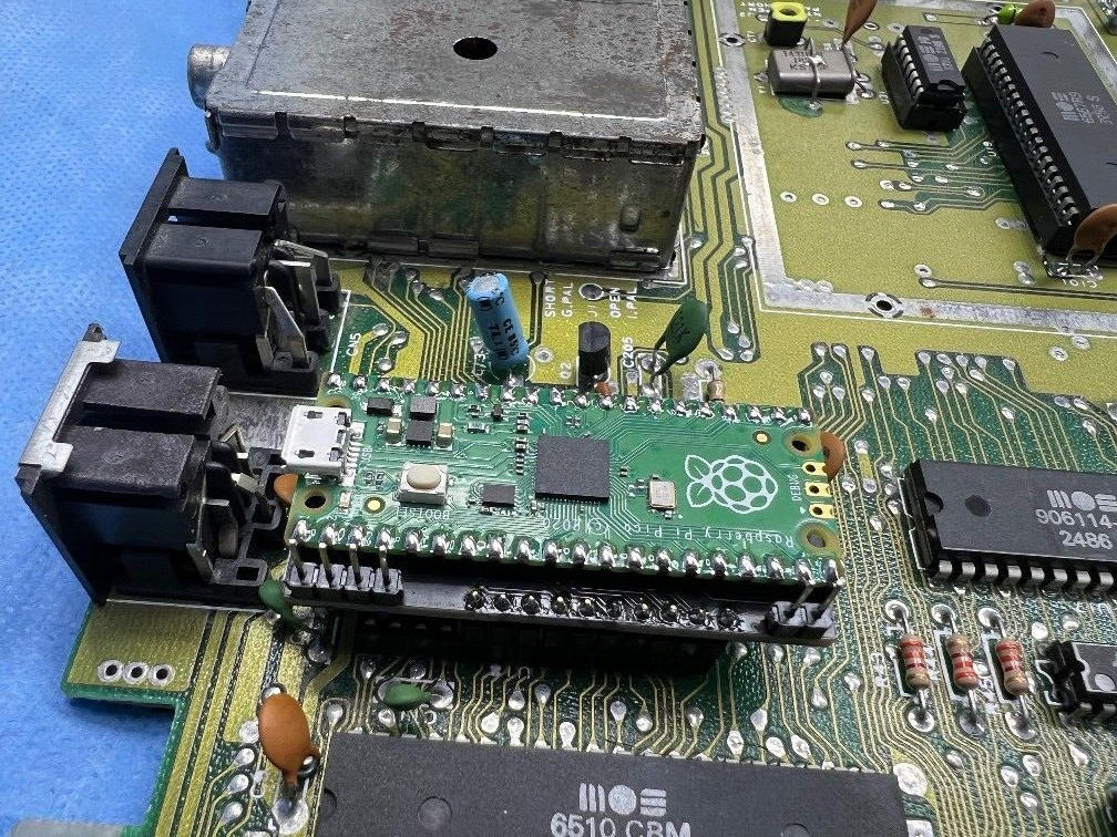 SIDKick Pico DAC Commodore 64 and 128 (C64 / C128) MOS SID 6581