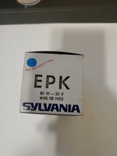 Sylvania EPK 80W 30V NEW Photo Stage Projection LIGHT BULB Studio LAMP NEW