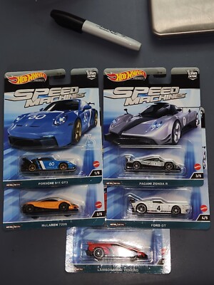 Hot Wheels Premium 2023 Car Culture Speed Machines Set of 5
