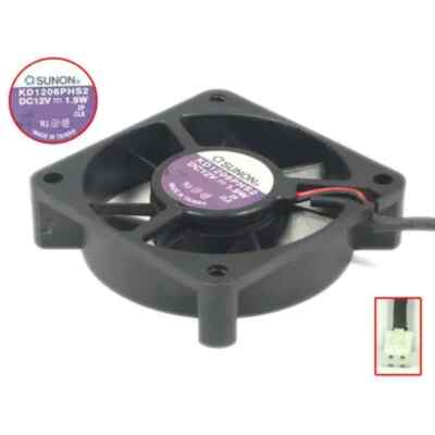 SUNON KD1206PHS2 Server Cooling Fan DC 12V 1.9W 60x60x15mm 2-Wire