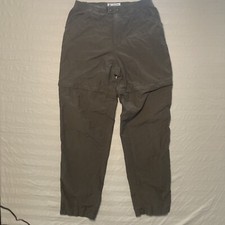 Columbia Pants Womens 8 Dark Khaki Outdoors Hiking Convertible Cargo 28x29.5