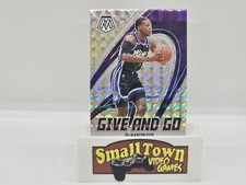 2023-24 Mosaic Basketball #4 De'Aaron Fox Give and Go Silver Mosaic Prizm