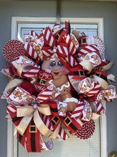 Christmas Holiday Gingerbread Wreath