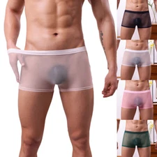Men's Sexy Underwear Boxer Shorts Briefs Pants Breathable Underpants Trunks