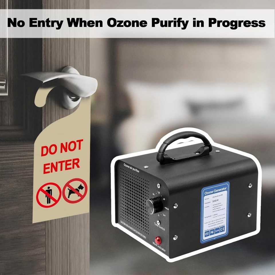 2-in-1 Ozone Generator With Air And Water Modes 40000mg/h - Foto 9