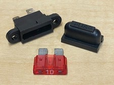 Panel Mount ATC Blade Automotive Fuse Holder Truck Motorcycle Boat 12 Volt DC