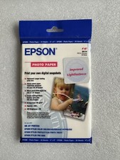 Epson Photo Quality Glossy Paper 20 Sheets 4 X 6 Unopened S041134
