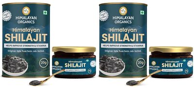 HIMALAYAN Shilajit 40 Gram  Organic Extremely Potent 400 SERVINGS