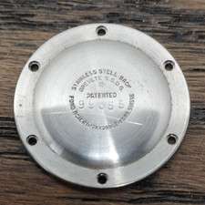 Pierce Chronograph Watch Case Back Part 1940s Vintage Steel 32mm (B33)