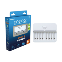 Panasonic Eneloop 8 Zellen LadegeräT Smart Akku Aa Batterien Aaa BQ-CC63