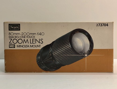 Sears 80mm - 200mm f:4.0 Macro One-Touch Zoom Lens MD Minolta Mount - Picture 9 of 10