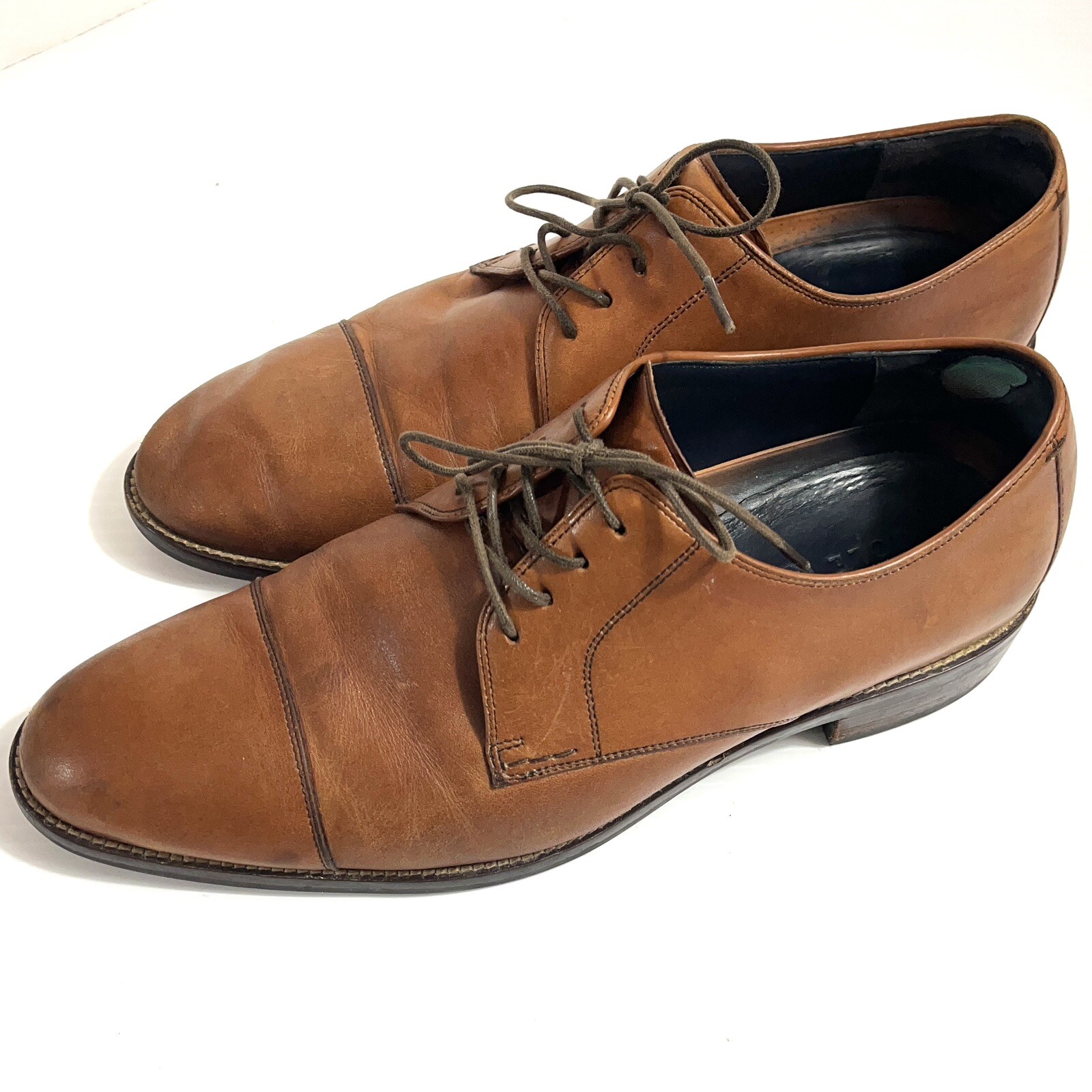 SAOLA Cole Haan Uomo Lenox Hill Cap Toe Oxford British Tan C11632 Uomo 10 W