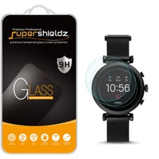 2X Tempered Glass Screen Protector for Fossil Sloan HR Gen 4 Smartwatch