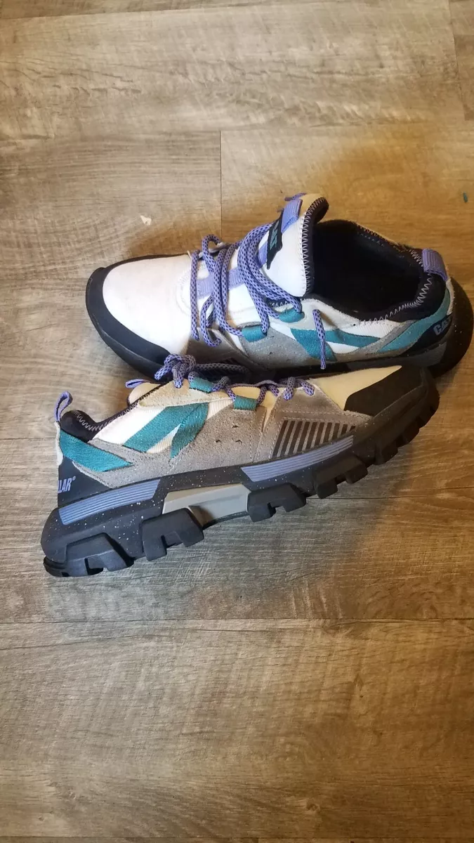 Caterpillar wearing shop shoes